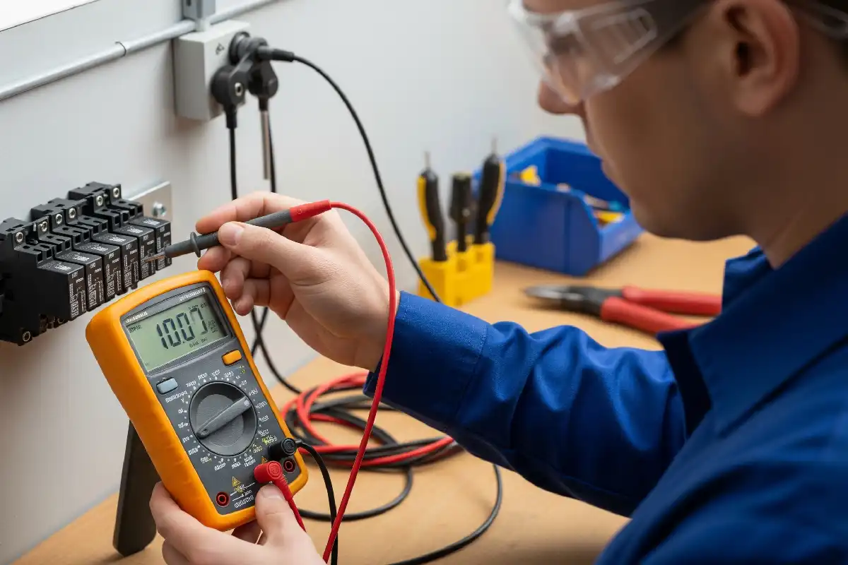 How to Safely Test Relay Sockets with a Multimeter